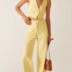 Anthropologie MAEVE WIDE-LEG PANT SET, NWT, size 14